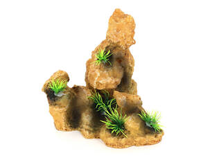 Декорація для акваріума Aqua Nova скеля 20x14x19,5 см Різнокольорова (AN917-R)