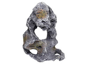 Декорація для акваріума Hobby Cavity Stone dark камінь з отворами 18x14x28 см Різнокольоровий (HB40147)