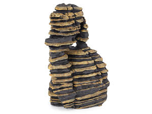 Декорація для акваріума Hobby Pagoda Rock 3 кам'яні фігури 13x9x22 см Коричневий (HB41766)