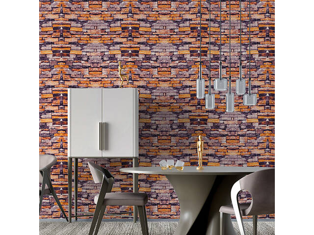 Декоративна 3D панель самоклейка 700х770х3мм Піщаник Катиринославська цегла (045-3) SW-00000692 - Фото 5