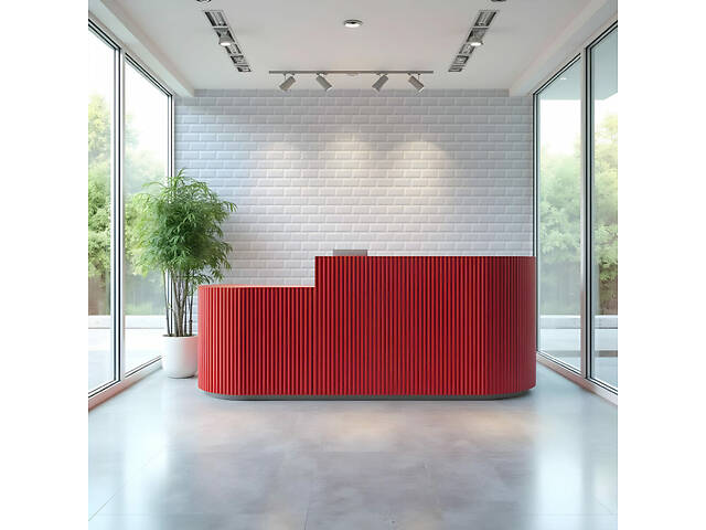 Декоративна ПВХ панель 960х480х4мм Біла клінкерна цегла SW-00001431 - Фото 5