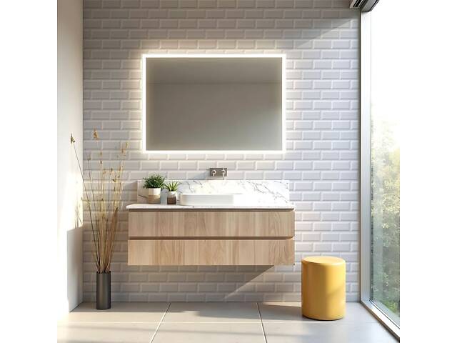 Декоративна ПВХ панель 960х480х4мм Біла клінкерна цегла SW-00001431 - Фото 7