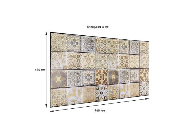 Декоративна ПВХ панель 960х480х4мм (D) SW-00001777 - Фото 3