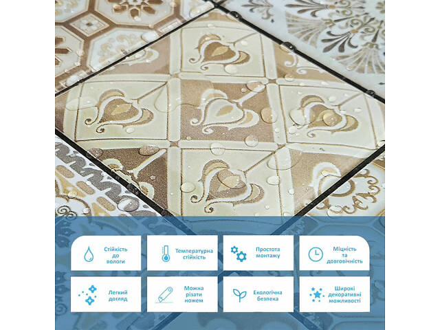 Декоративна ПВХ панель 960х480х4мм (D) SW-00001777 - Фото 4