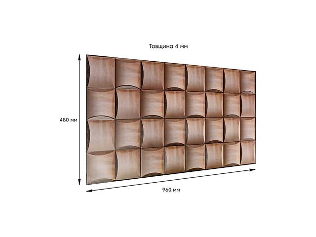 Декоративна ПВХ панель 960х480х4мм SW-00000580 - Фото 3