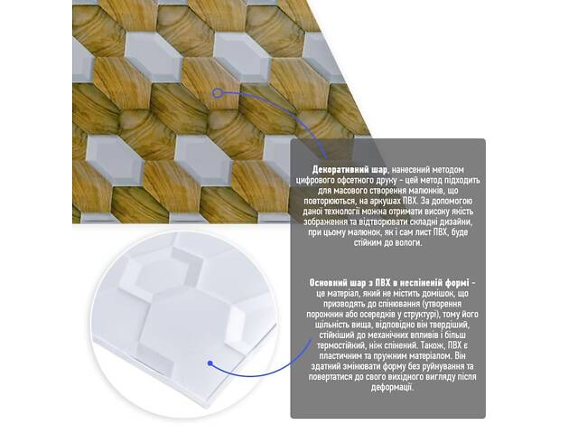 Декоративна ПВХ панель 960х480х4мм SW-00001790 - Фото 2
