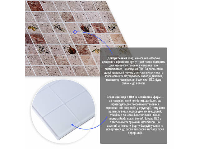 Декоративна ПВХ панель 960х480х4мм SW-00002478 - Фото 2