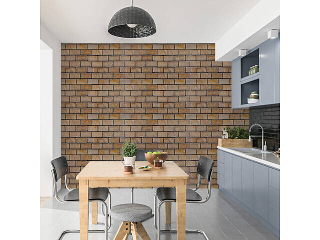 Декоративна ПВХ панель цегла 960х480х4мм Коричневий мармур SW-00001428 - Фото 6