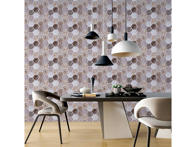 Декоративна ПВХ плитка на самоклейці 280х300х5мм Вінтажна , ціна за 1 шт. (СПП-507) SW-00001136 - Фото 5