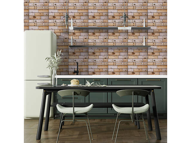 Декоративна ПВХ плитка на самоклейці 300х300х4мм Карамельна, ціна за 1 шт. (СПП-606) SW-00001133 - Фото 5