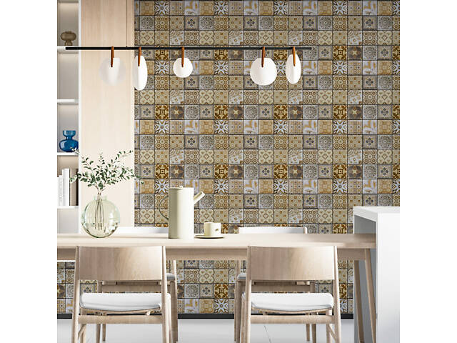 Декоративна ПВХ плитка на самоклейці 300х300х5мм Квадрат, ціна за 1 шт. (СПП-604) SW-00000671 - Фото 5