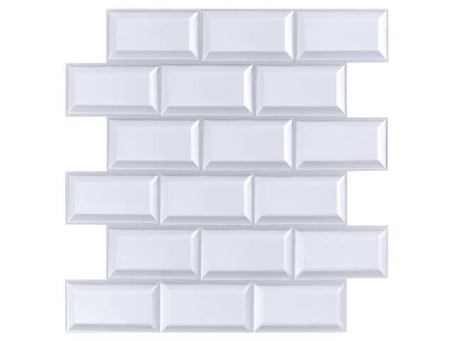 Декоративна ПВХ плитка на самоклейці 300х300х5мм Цегла, ціна за 1 шт. (СПП-501) SW-00000665 - Фото 1