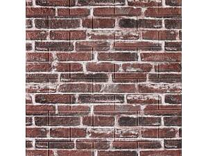 Декоративна 3D панель самоклейка 700х770х5мм Цегла червона Катеринославська (043) SW-00000031