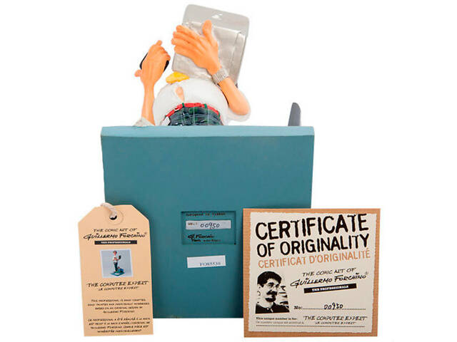 Декоративна велика Статуетка Програміст 42 см Guillermo Forchino AL31533 - Фото 2