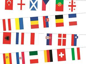 Декоративна гірлянда з прапорами країн світу поліестер 8 м. Гірлянда-прапорці. Гірлянда-прапори. Гірлянда з тканинних прапорців