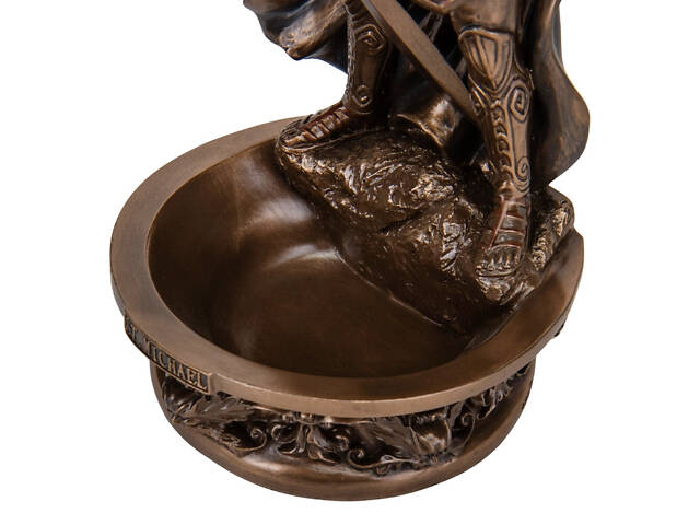 Декоративна настінна статуетка Святого Архангела Михаїла Veronese 26х16х4 см Коричневий AL230018 - Фото 3