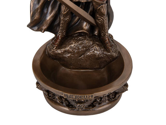 Декоративна настінна статуетка Святого Архангела Михаїла Veronese 26х16х4 см Коричневий AL230018 - Фото 7