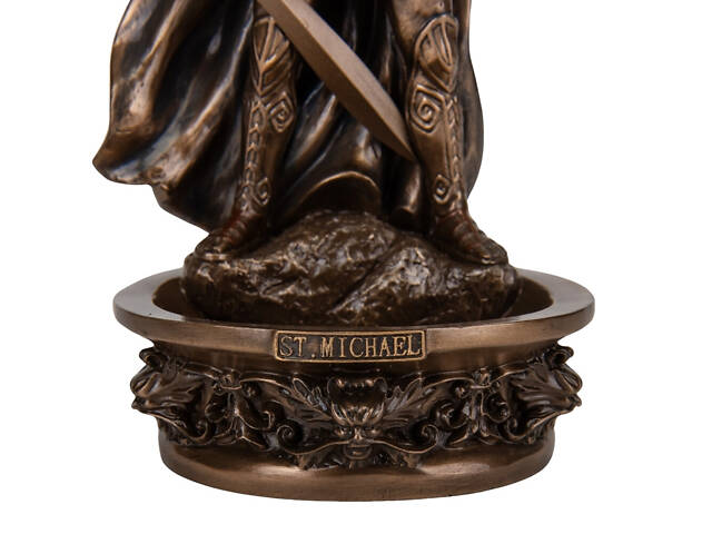 Декоративна настінна статуетка Святого Архангела Михаїла Veronese 26х16х4 см Коричневий AL230018 - Фото 9