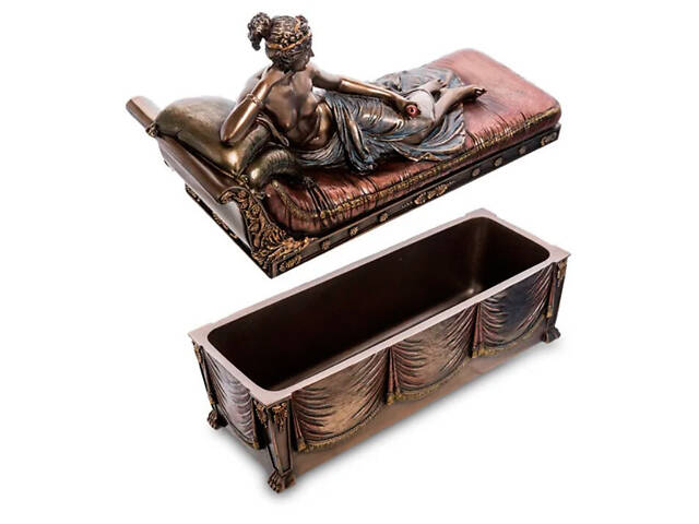 Декоративна шкатулка-Статуетка Поліна Бонапарт в ролі Венери Віктрикс Veronese AL32491 - Фото 3