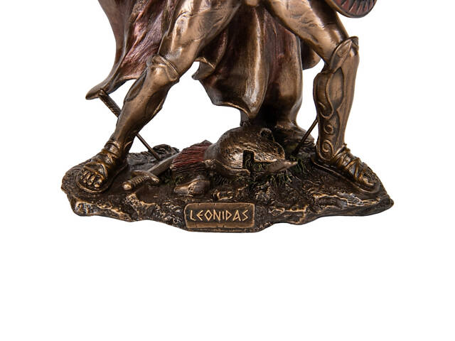 Декоративна статуетка Леонід спартанський цар з династії Агіадів Veronese 21х19 см Коричневий AL230015 - Фото 5