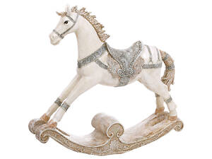 Декоративна статуетка Конячка гойдалка 26*22 см полістоун 1K07-877