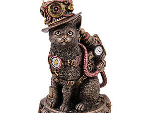 Декоративная статуэтка Mr. Cat 17 см Veronese Коричневый AL230064