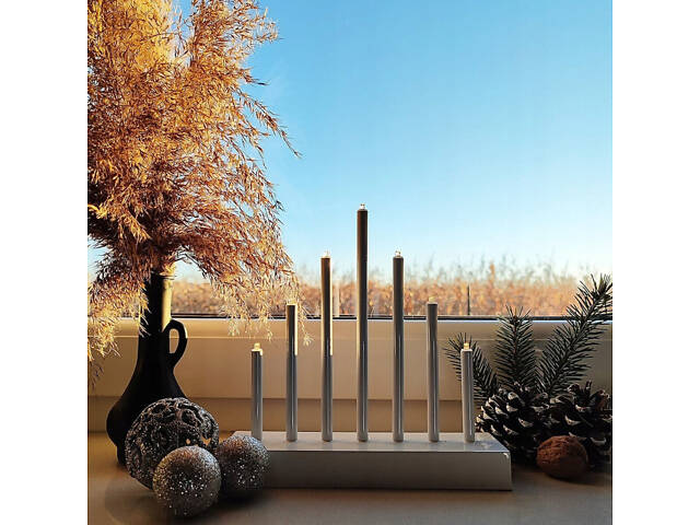 Декоративный светильник (свечник) на батарейках Springos 7 LED CL0851 - Фото 6