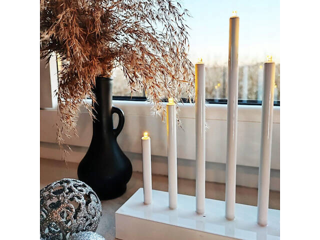 Декоративный светильник (свечник) на батарейках Springos 7 LED CL0851 - Фото 7