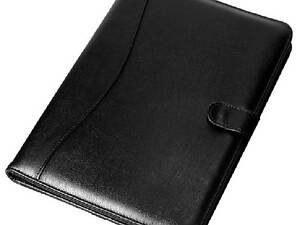 Деловая папка из искусственной кожи с блокнотом Bakula Черный (R91707S black)
