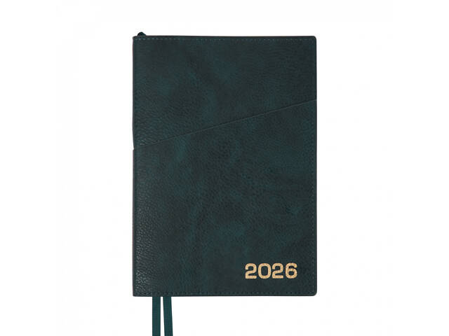 Деловой блокнот А5 Leo Planner Credo 252646 368 листов изумрудный - Фото 1