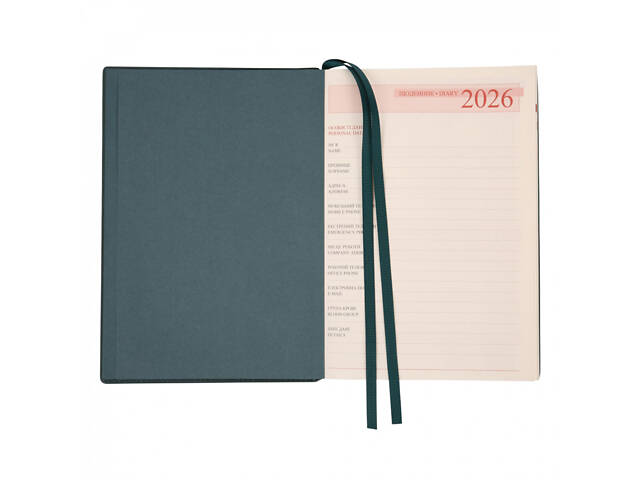 Деловой блокнот А5 Leo Planner Credo 252646 368 листов изумрудный - Фото 6