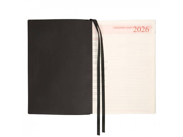 Деловой блокнот А5 Leo Planner Velvet 252638 368 листов черный - Фото 4