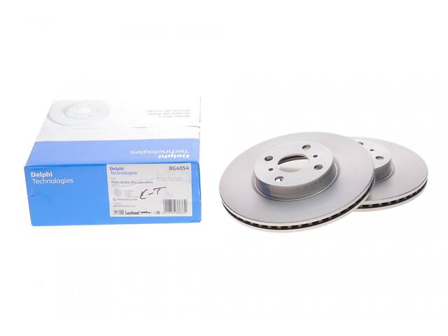 DELPHI BG4054 Тормозной диск (передний) (комплект 2 шт) Toyota Yaris 07- (275x22) - Фото 3