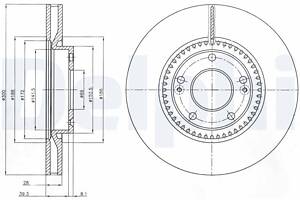 Тормозный диск bg4251c