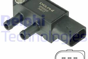 DELPHI DPS00020 Датчик тиску вихлопних газів Audi A4/A6/A7/Skoda Octavia/SuperB/VW Crafter 1.6-2.0 D 12-