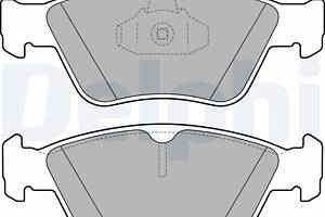 DELPHI LP1588 Колодки тормозные (передние) MB E-class (W210) 95-03/C-class (W202) 95-01