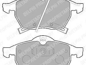Delphi LP1731. Гальмівні колодки