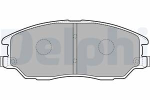 DELPHI LP1857 Колодки гальмівні (передні) Hyundai Terracan 01-06/Ssangyong Rexton 02-