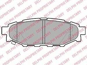Delphi LP1999. Комплект гальмівних колодок