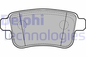 DELPHI LP2126 Колодки гальмівні (задні) Renault Kangoo 08-/MB Citan 12- (TRW)