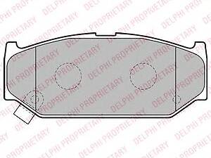 Delphi LP2182. Комплект гальмівних колодок