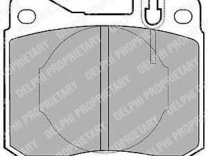 Delphi LP221. Тормозные колодки