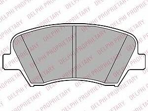 Delphi LP2293. Комплект гальмівних колодок