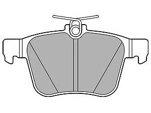 Delphi LP2697. Тормозные колодки