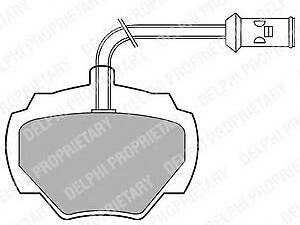 Delphi LP475. Гальмівні колодки