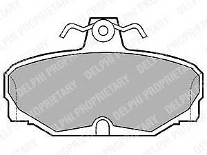 Delphi LP507. Тормозные колодки