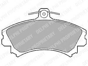 Delphi LP993. Комплект гальмівних колодок