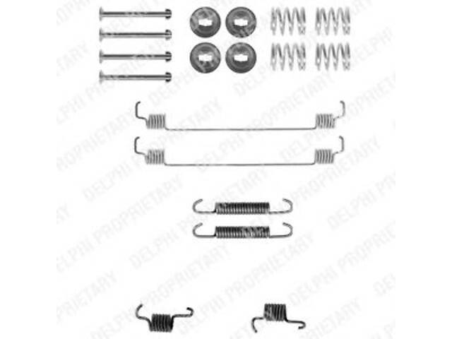 Delphi LY1261. Комплектуючі, гальмівна колодка
