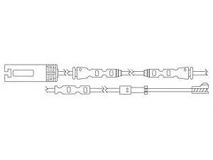 Delphi LZ0259. Контрольный контакт, контроль слоя тормозных колодок