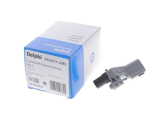 DELPHI SS12317-12B1 Датчик положення колінвалу Skoda Fabia/Roomster/VW Golf VI/Passat 1.2/1.4 TSI 08-15 - Фото 2